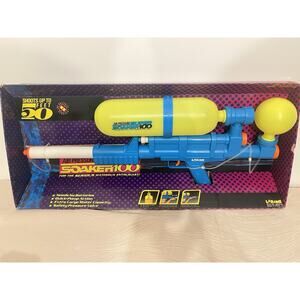 Vintage 1990 Larami Super Soaker 100 New In Box- Sealed